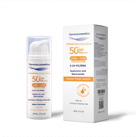 Nuveracosmetics Cream-Gel Sunscreen 50+ SPF PA+++ 50 Millilitre